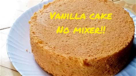 easy cake without electric mixer